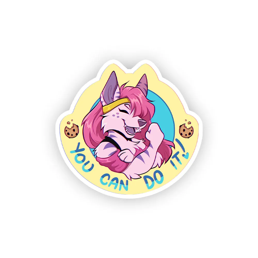 Aardpuff You Can Do It Sticker