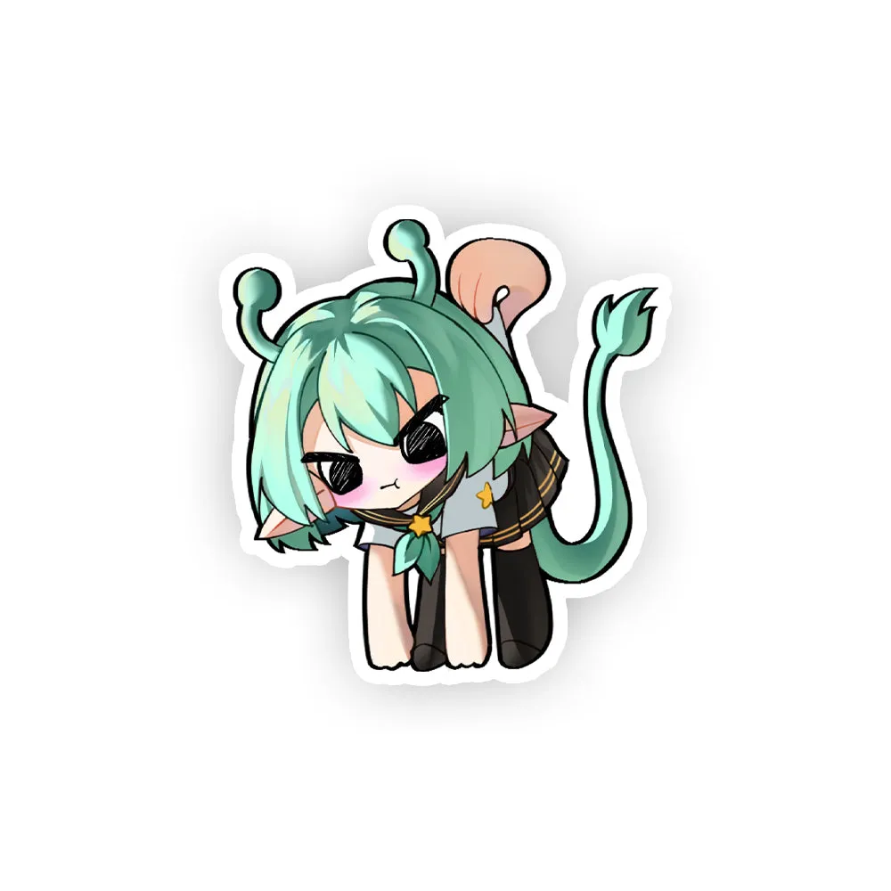 AlienMixture Dangle Pout Sticker