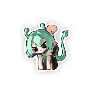AlienMixture Dangle Pout Sticker