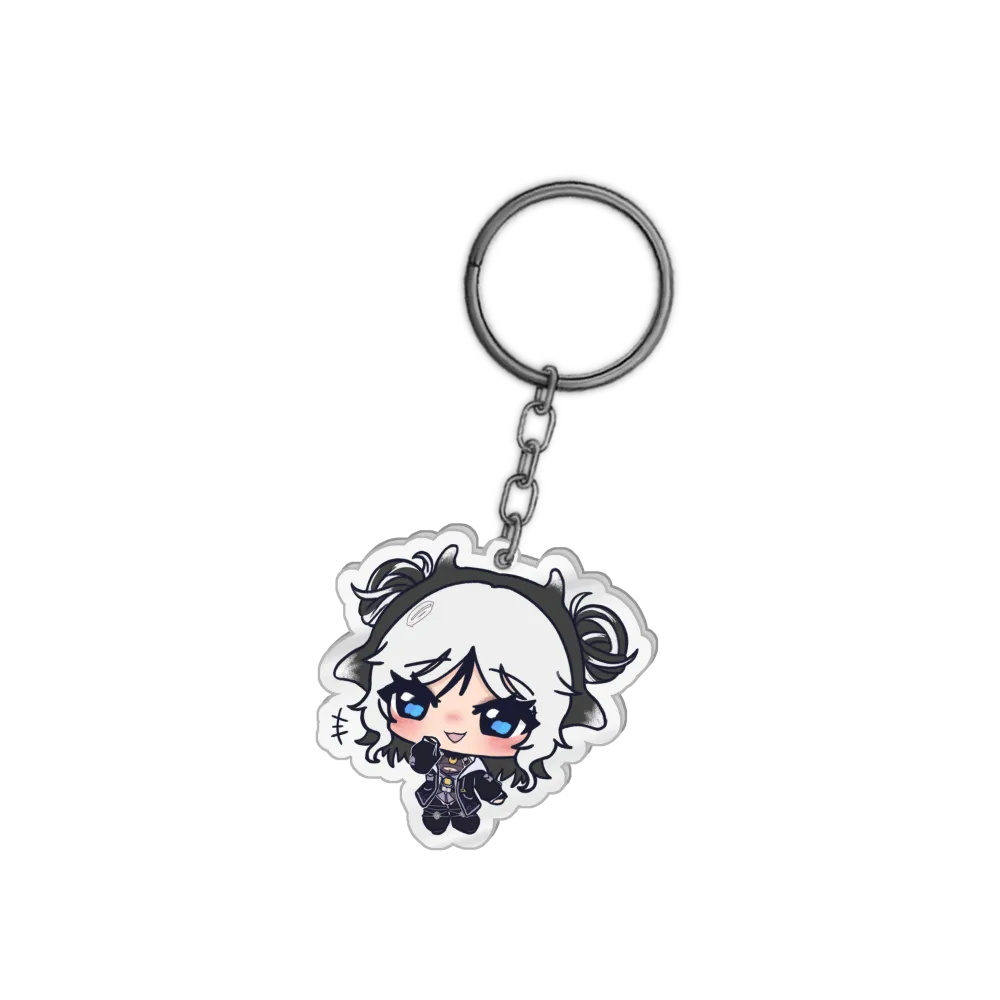 AtlaMoon Twin Bun Cutie Keychain