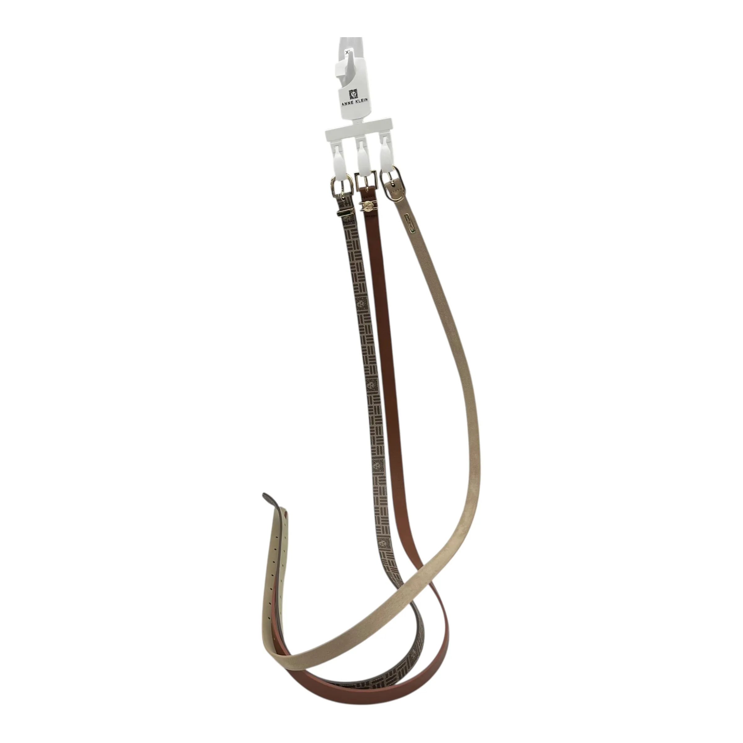 Belt By Anne Klein In Brown, Size:Xlarge
