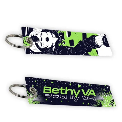BethyVA Skate Day Jet Tag Keychain