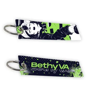 BethyVA Skate Day Jet Tag Keychain