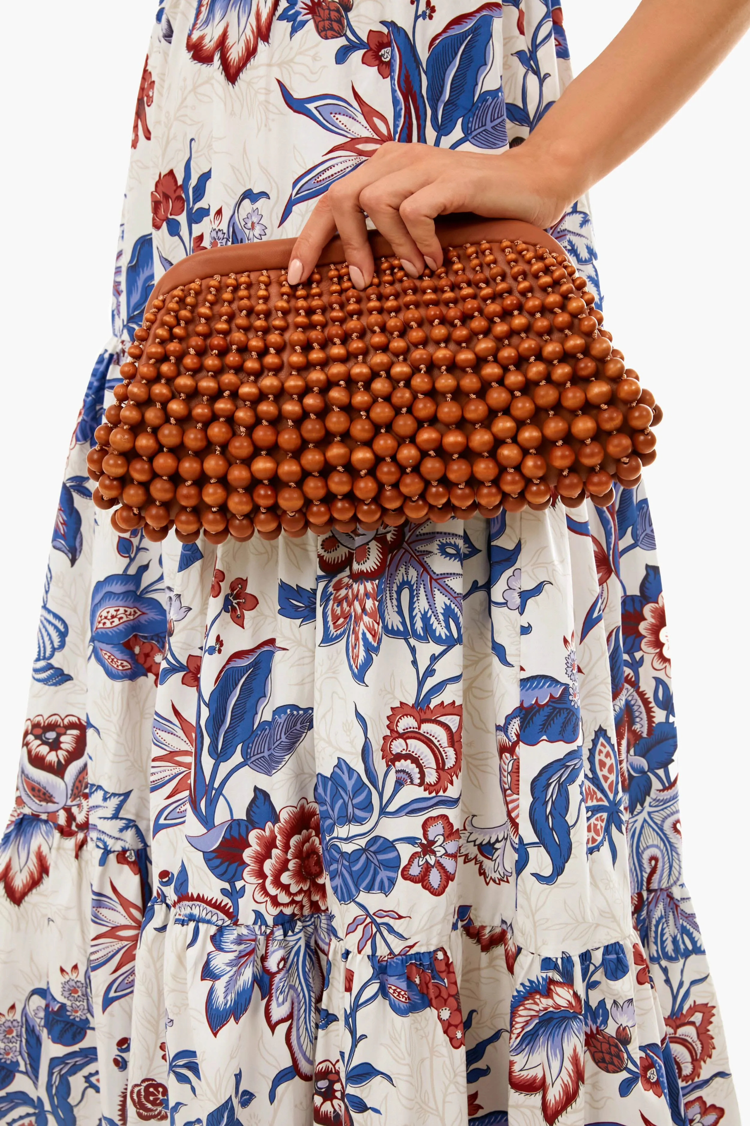 Chestnut Nia Clutch