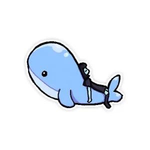 Cvnka Blue Whale Sticker