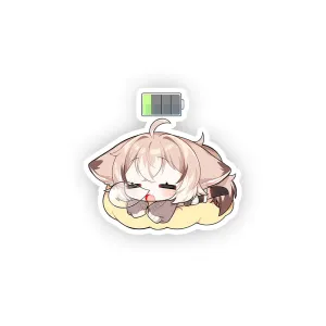 Effinfox Low Battery Sticker