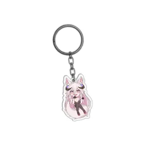 Fraeya Fluffy Degenerate Keychain