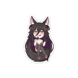 Fraeya Goth Wolf Sticker