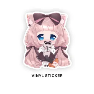 Fuwa Chibi Cat Sticker