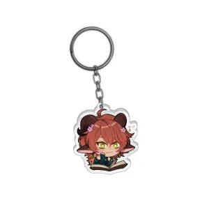 HeySolvae Bookworm Keychain