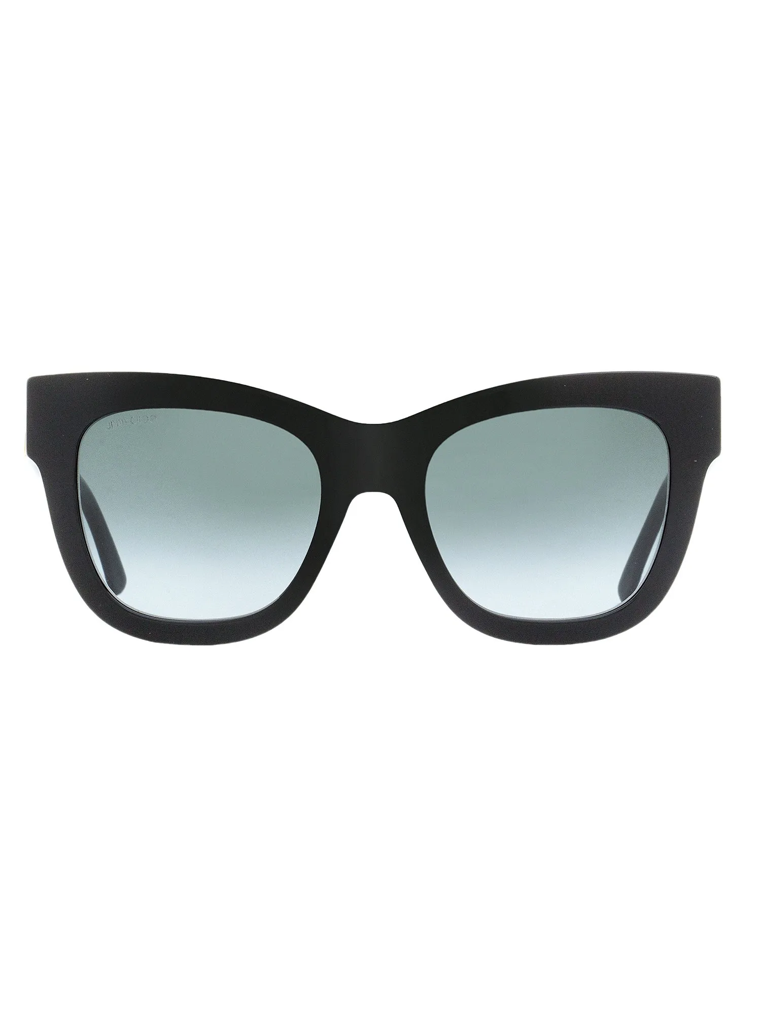 Jimmy Choo Women's Square Sunglasses Jan/S DXF9O Black/Gold/Glitter 52mm