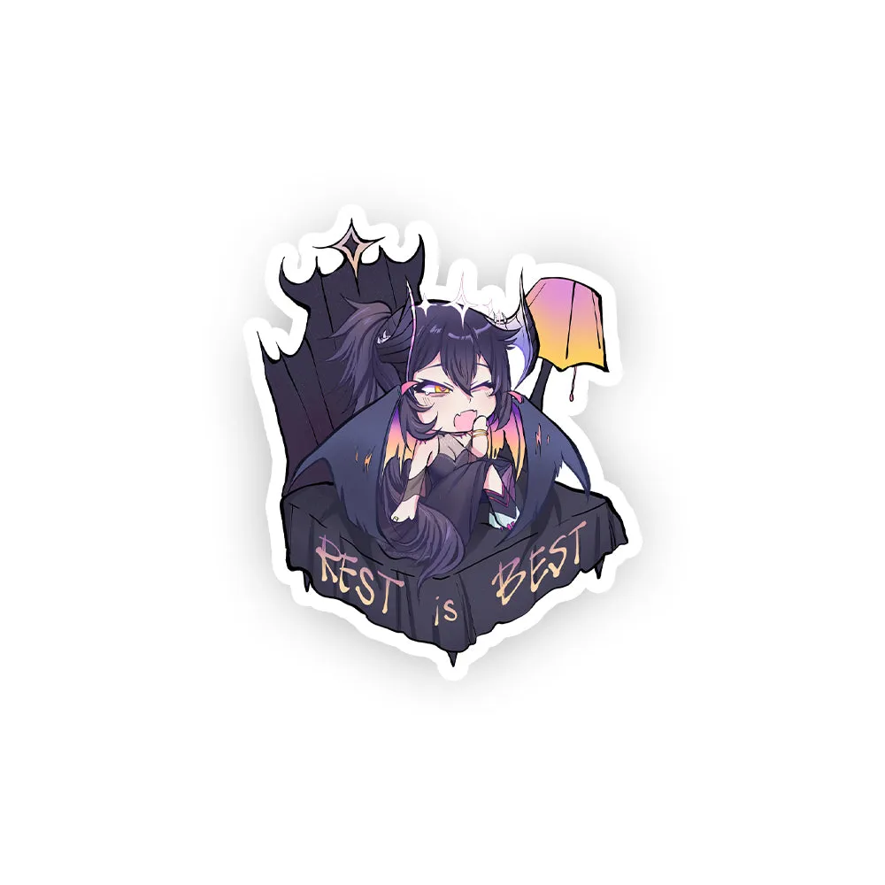 Kimochi Rest is Best Sticker