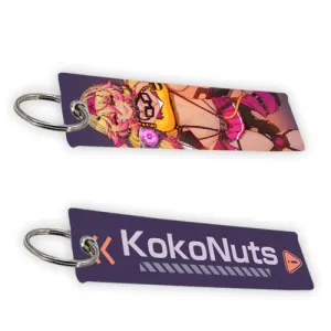 KokoNuts Jet Tag Keychain