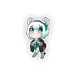 Kourra Sticker Hand Heart