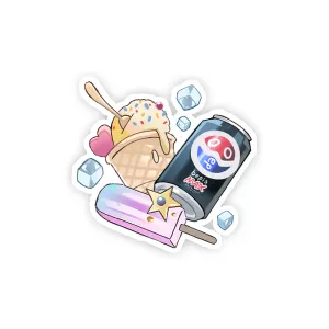 Linechu Summer Treats Sticker