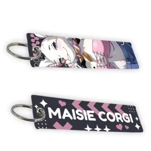 MaisieCorgi Pawsitively Fierce Jet Tag