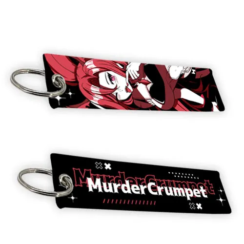MurderCrumpet Jet Tag Keychain
