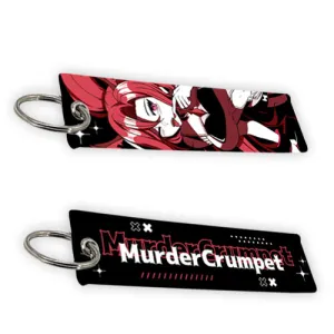 MurderCrumpet Jet Tag Keychain