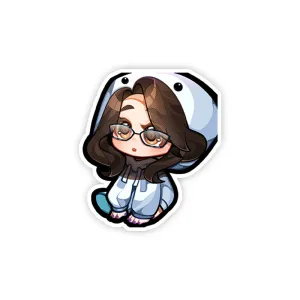 NomadicWhovian Adi Hoodie Sticker