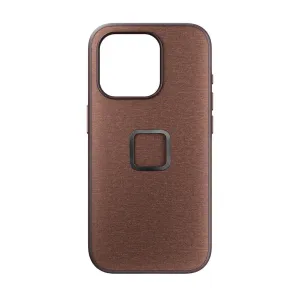 Peak Design iPhone 15 Pro Everyday Phone Case V2 (Redwood)