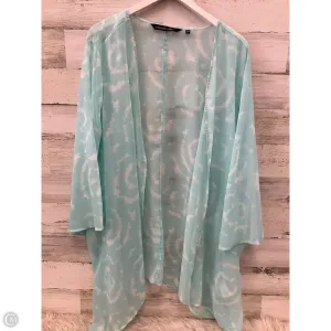 Shawl By Clothes Mentor In Aqua, Size: 3x