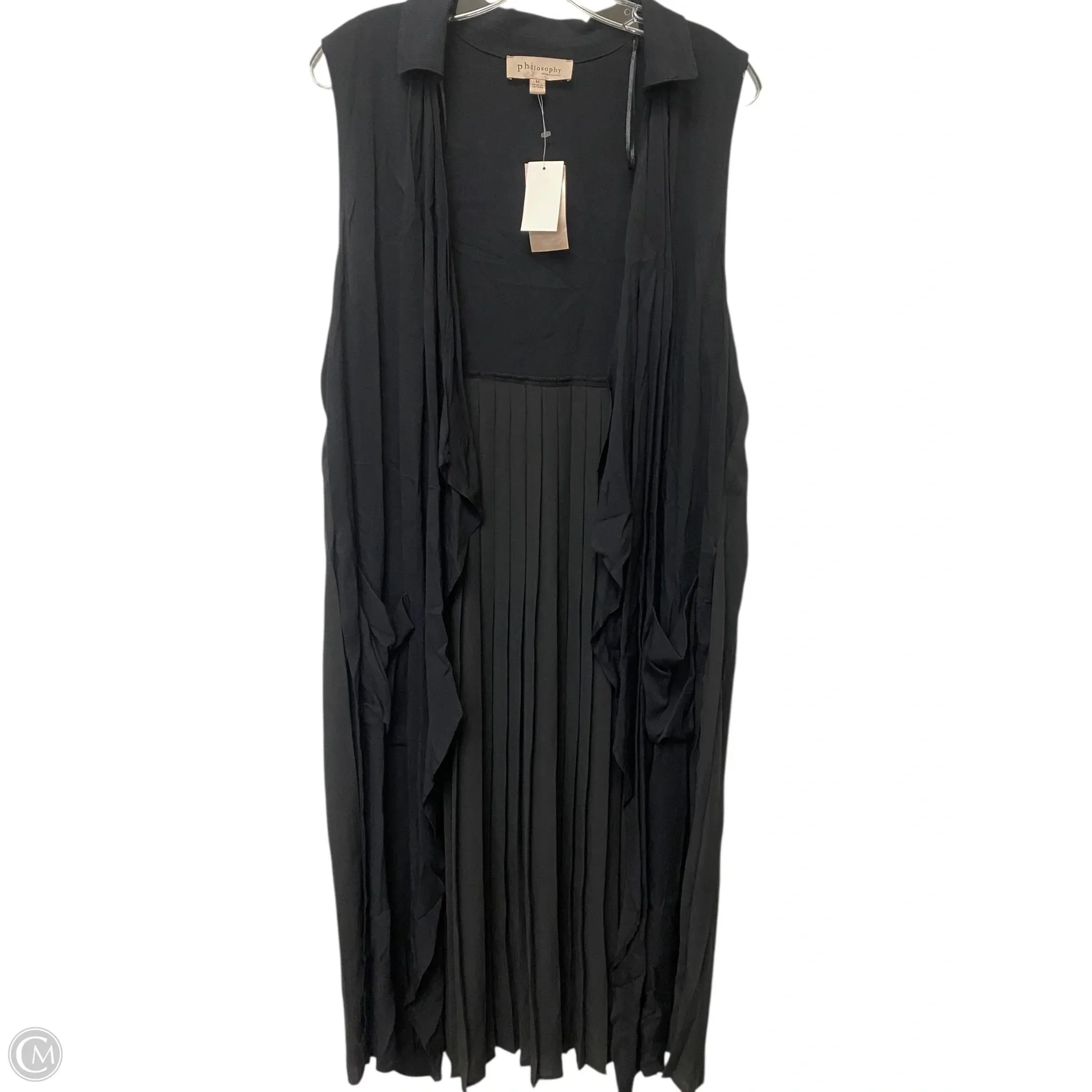 Shawl By Philosophy In Black, Size: M