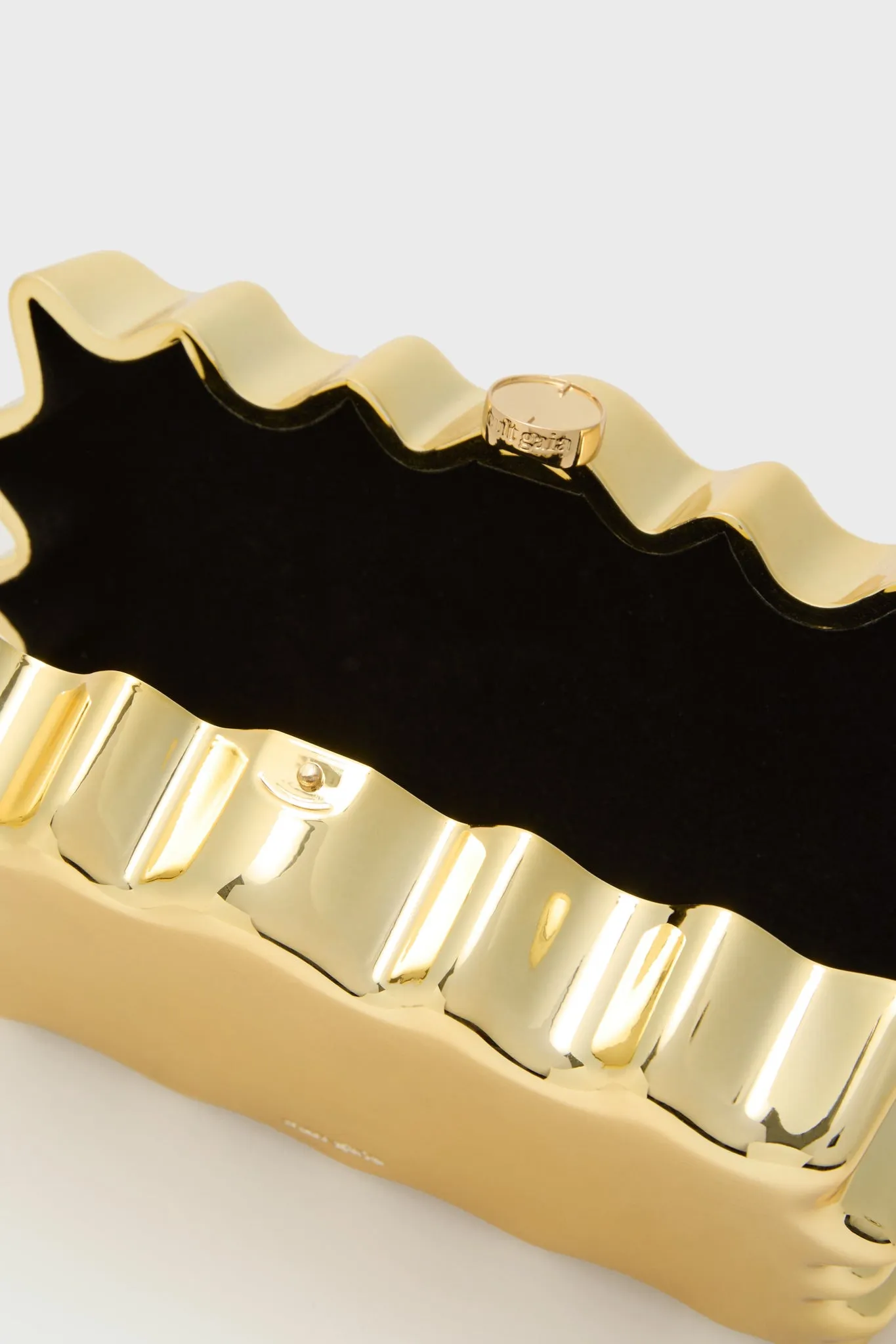 Shiny Gold Paloma Clutch