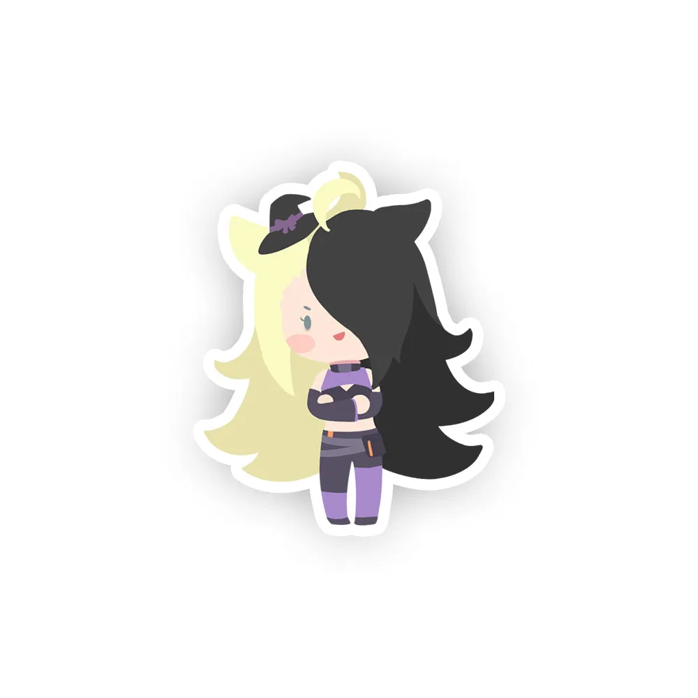 Spellydoesart Chibi Rocker Sticker