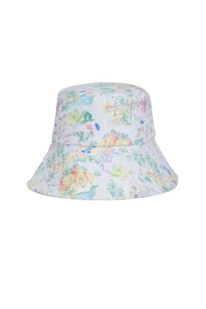 Women's Monaco Reversible Hat In Blue Beach