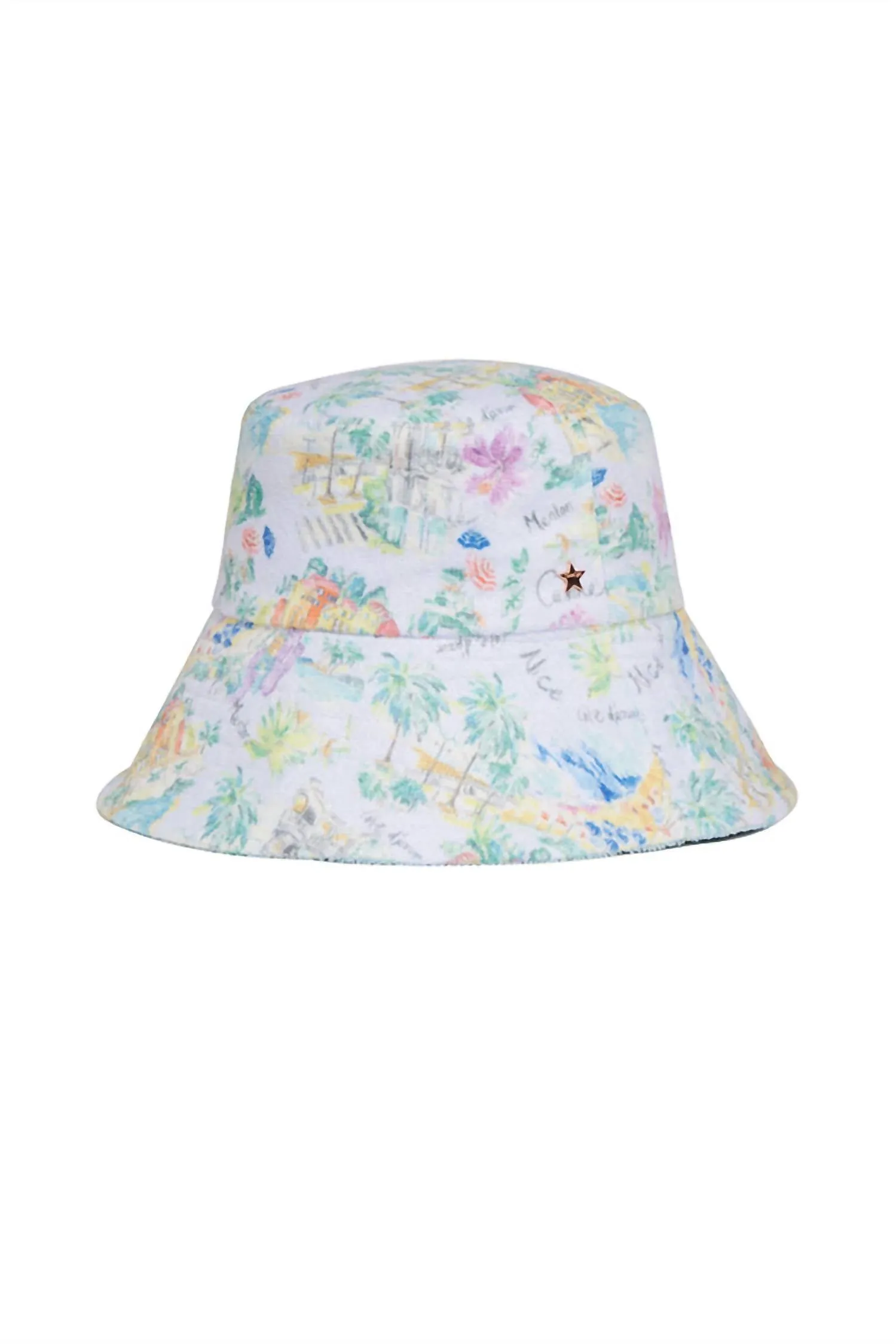 Women's Monaco Reversible Hat In Blue Beach