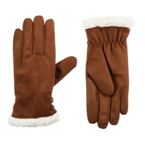 Women's Smartdri Smartouch Microfiber Gloves In Cognac